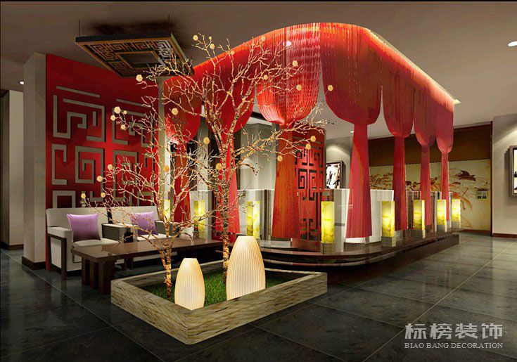 多福肥?；疱伈蛷d設(shè)計(jì)裝修6
