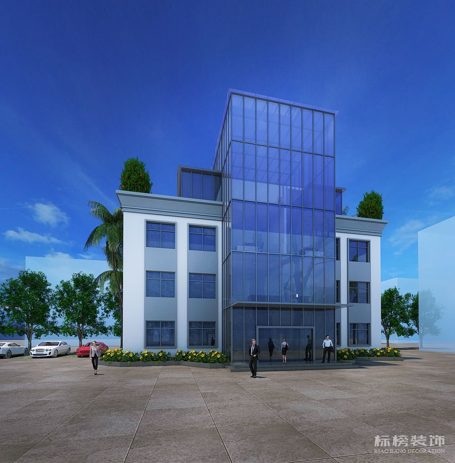 東莞展榮電子廠(chǎng)房辦公樓裝修設(shè)計(jì)